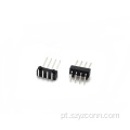 Cabeçalho de pino de passo de 2,0 mm, ângulo reto 4P